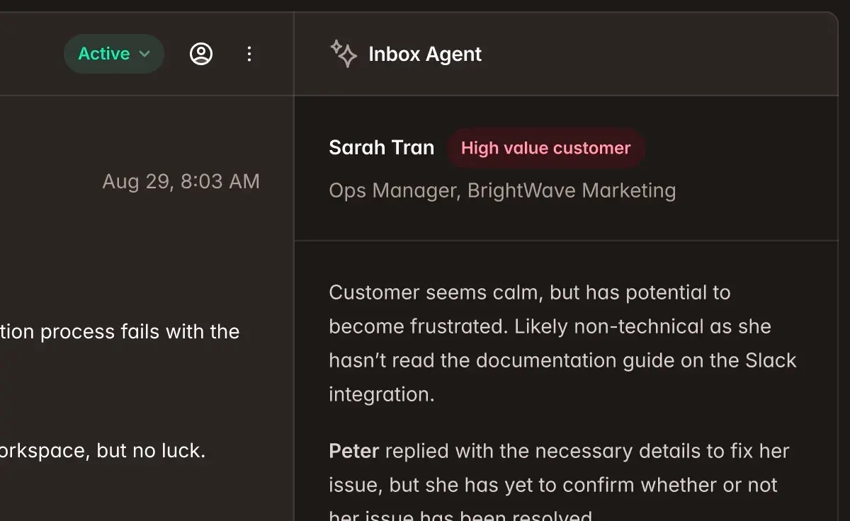 Feature screenshot: Deep research while you sleep dark