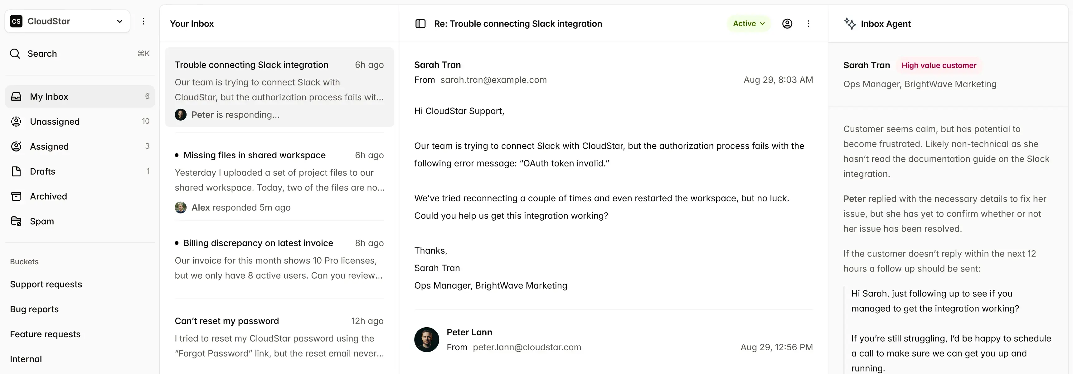 Elani dashboard overview tablet view